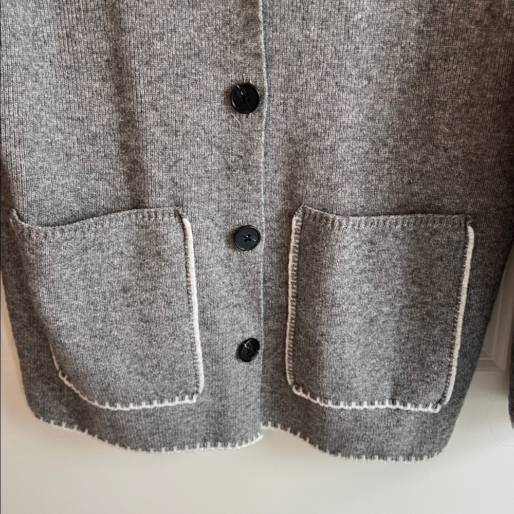 Women’s Gray Cardigan - Picture 3 of 5